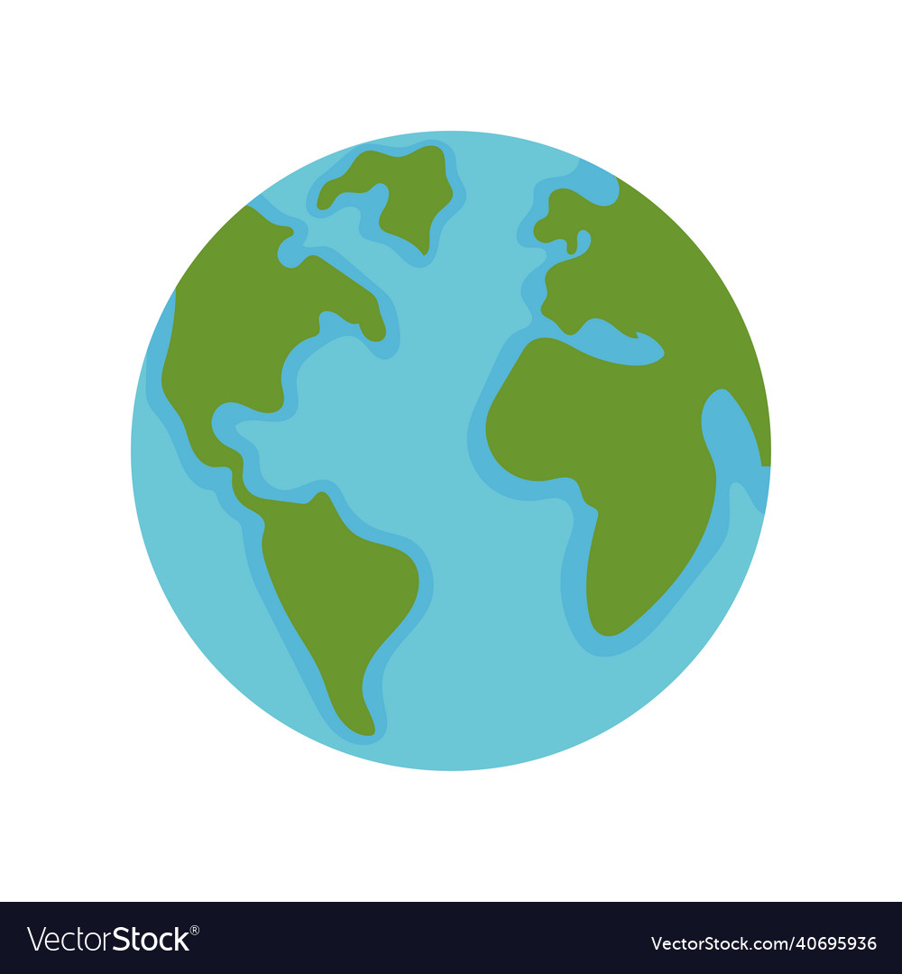 Globe map icon