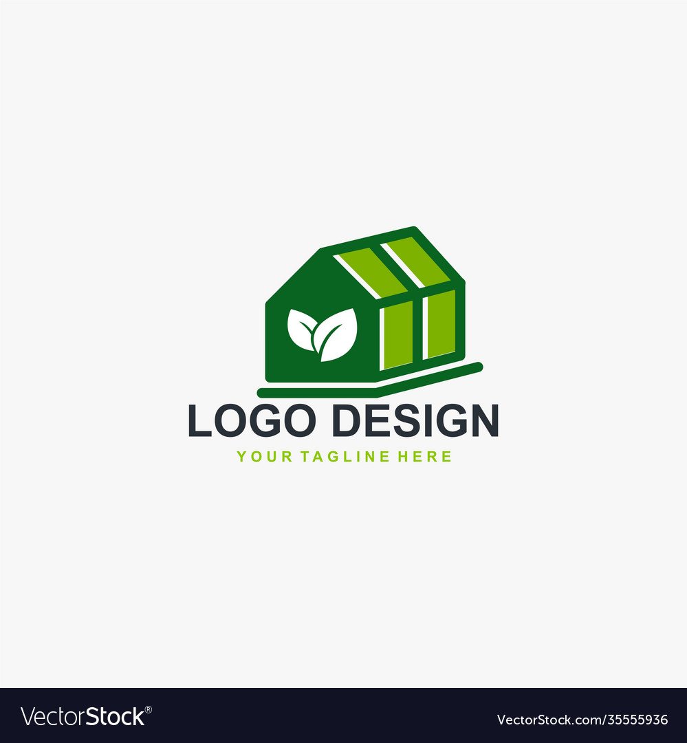 Greenhouse Logo Design Pflanzenpflege