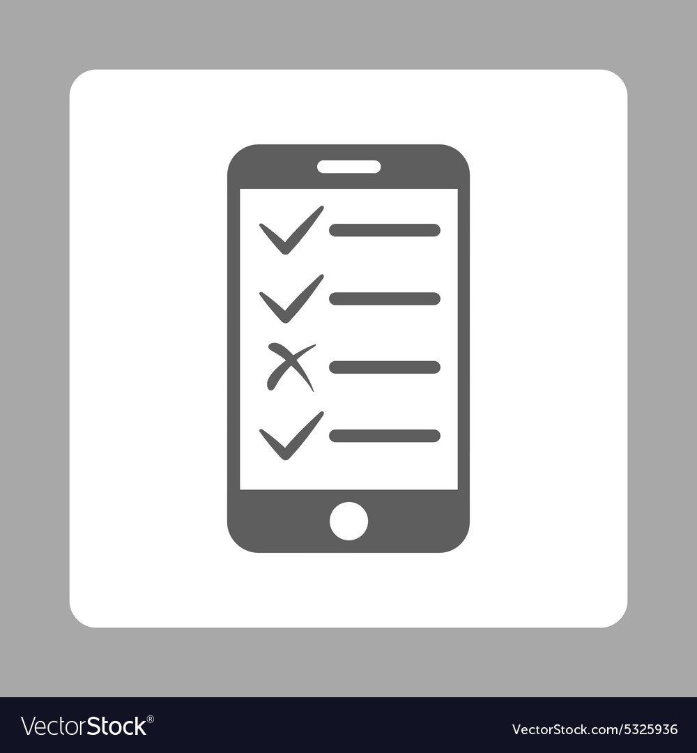 Mobile tasks icon from commerce buttons overcolor