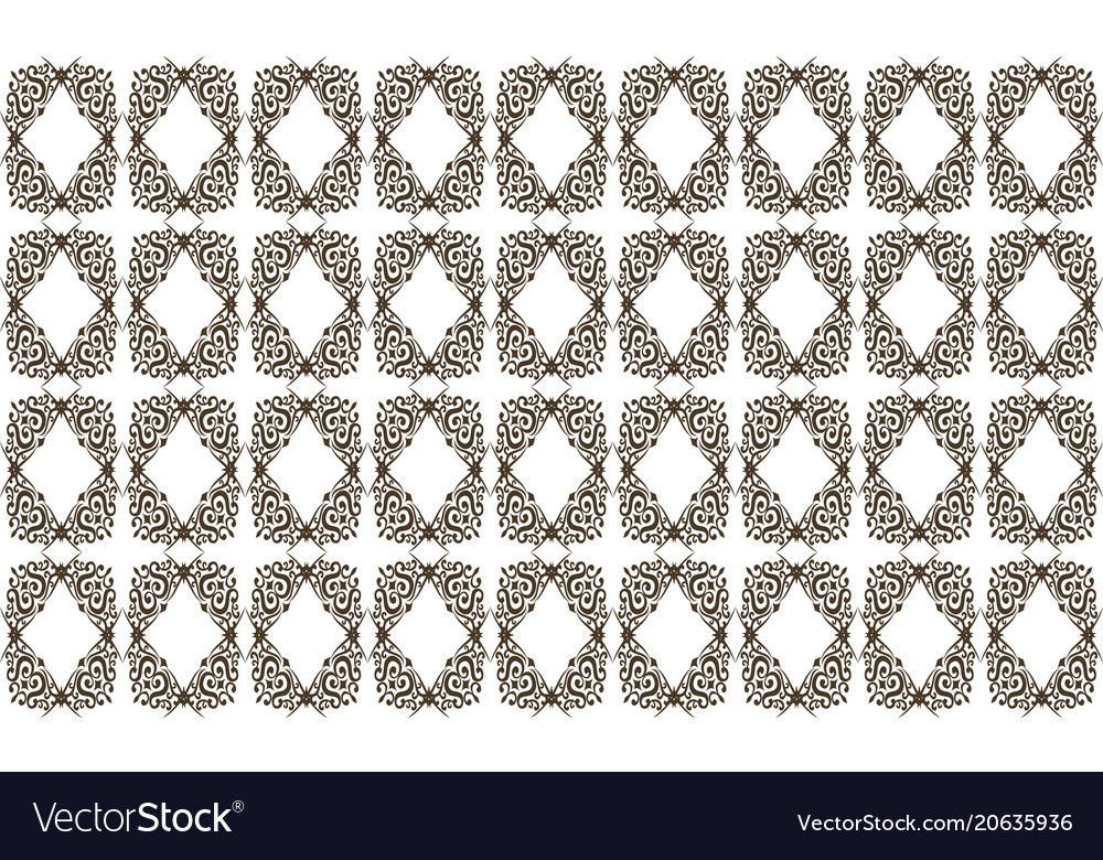 Template pattern motif vector image Template pattern motif