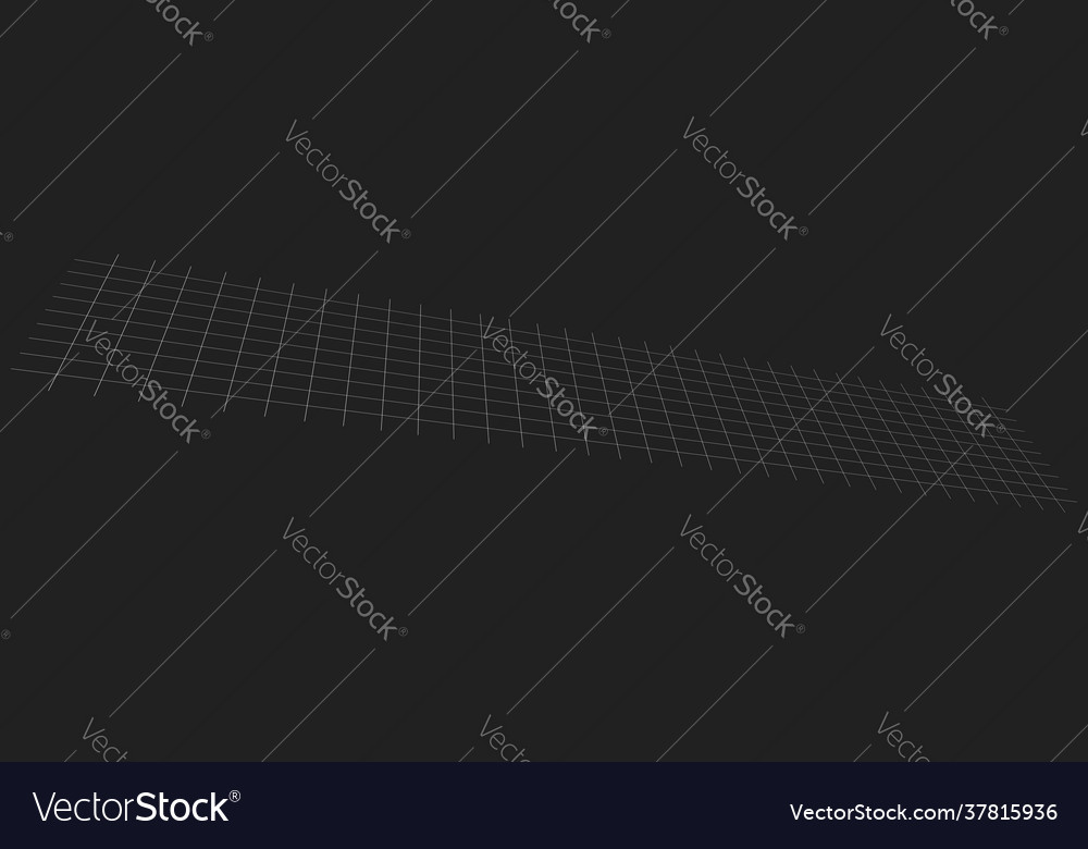 Tilted skew 3d grid mesh