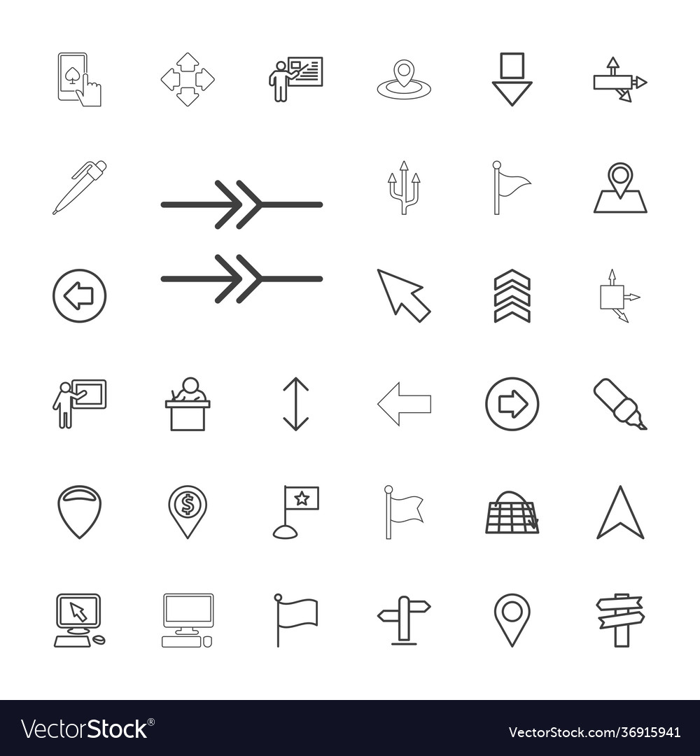 33 pointer icons