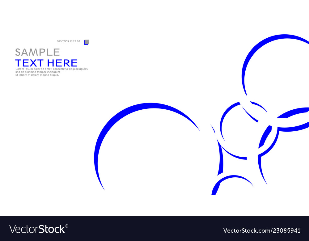 Abstract background with circles