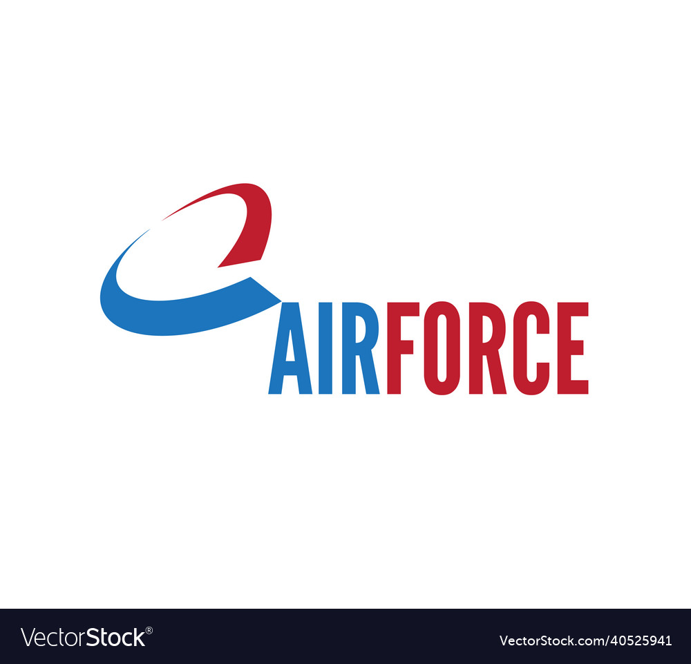 Air force logo Royalty Free Vector Image - VectorStock