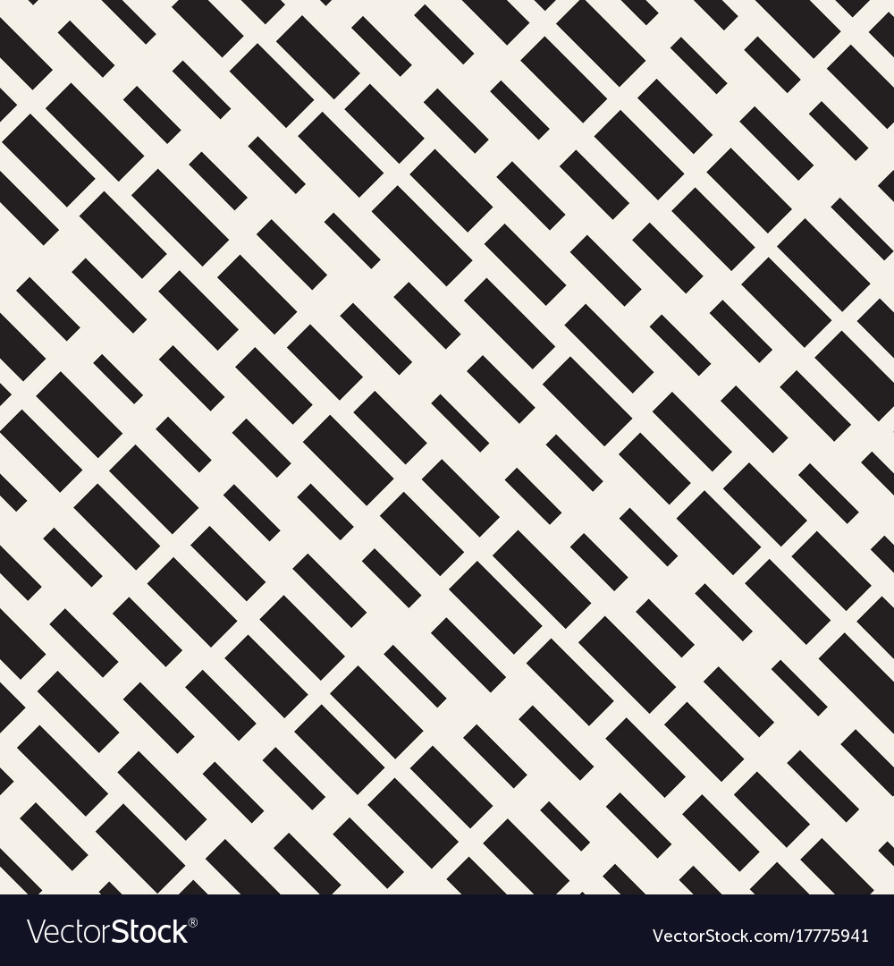 Black and white irregular dashed lines pattern