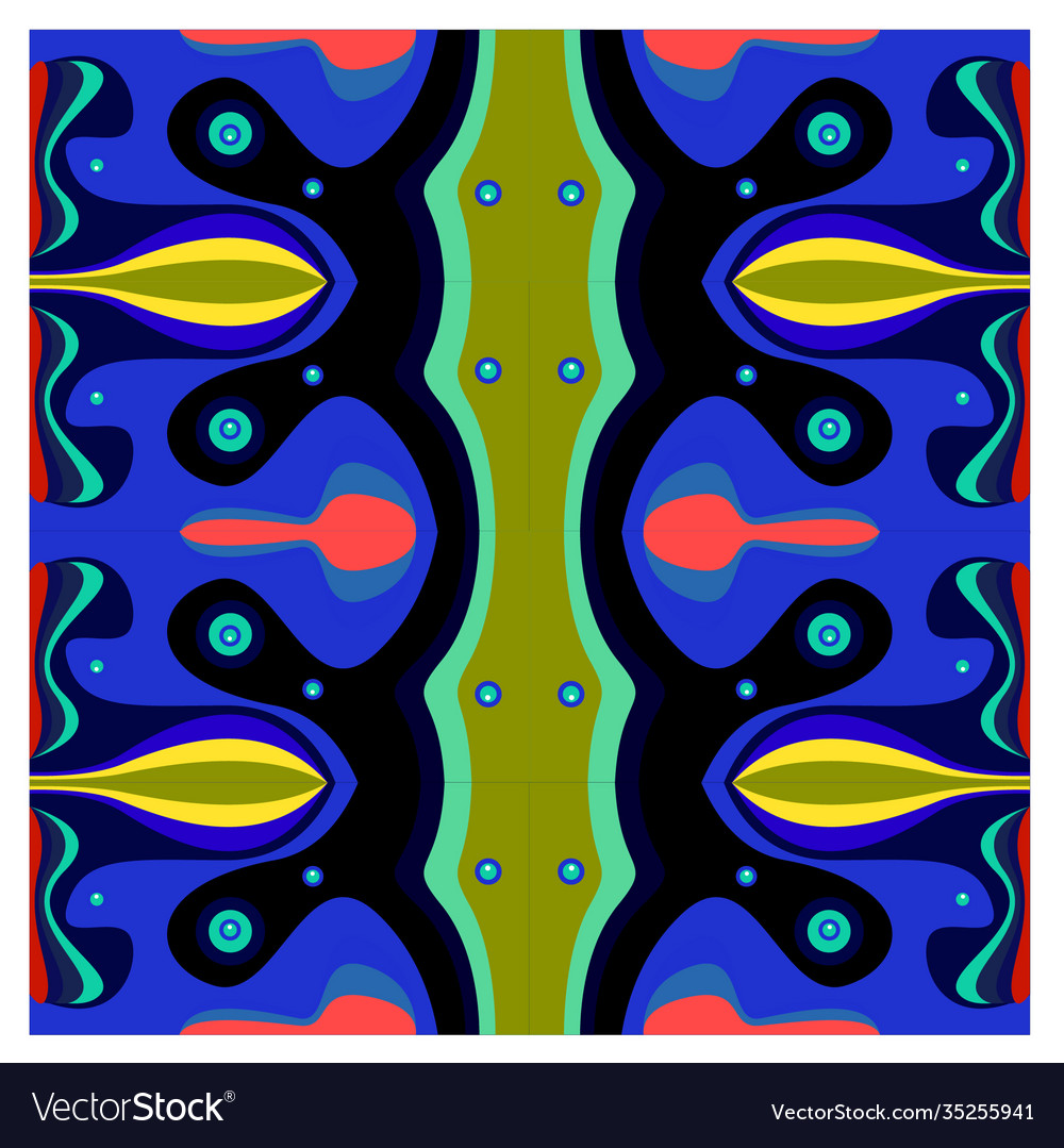 Colorful geometric and curve background pattern