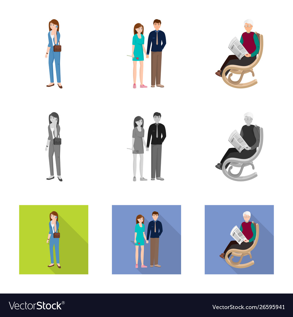 Design character and avatar sign vector image Design character and avatar sign