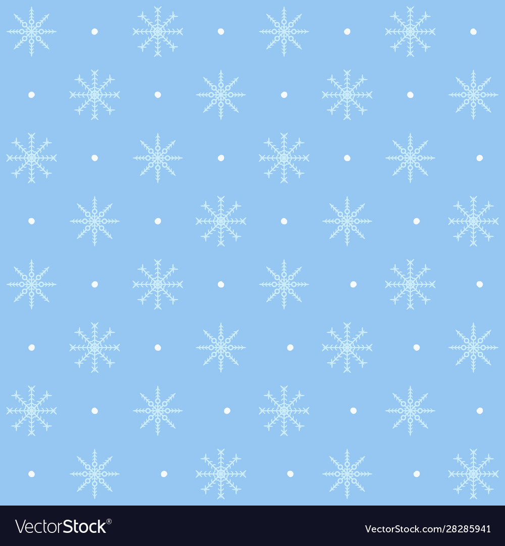 Dotted snowflake pattern