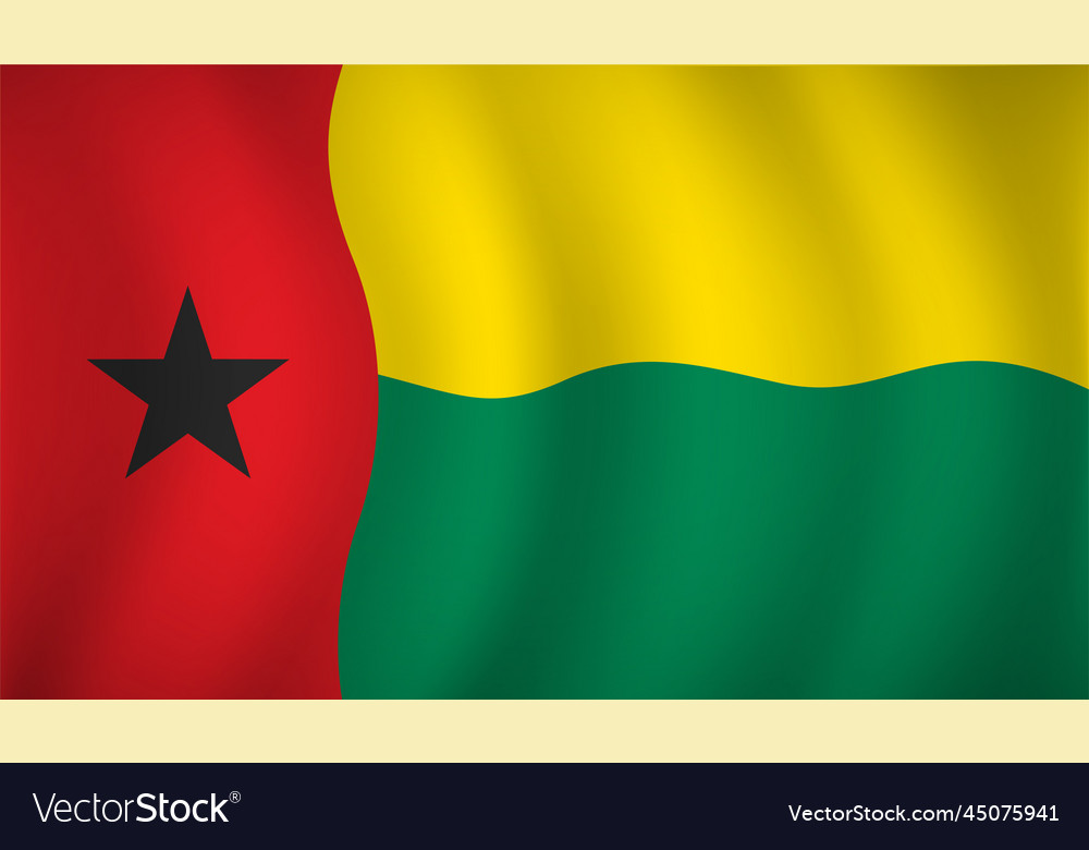 Guinea bissau flag background