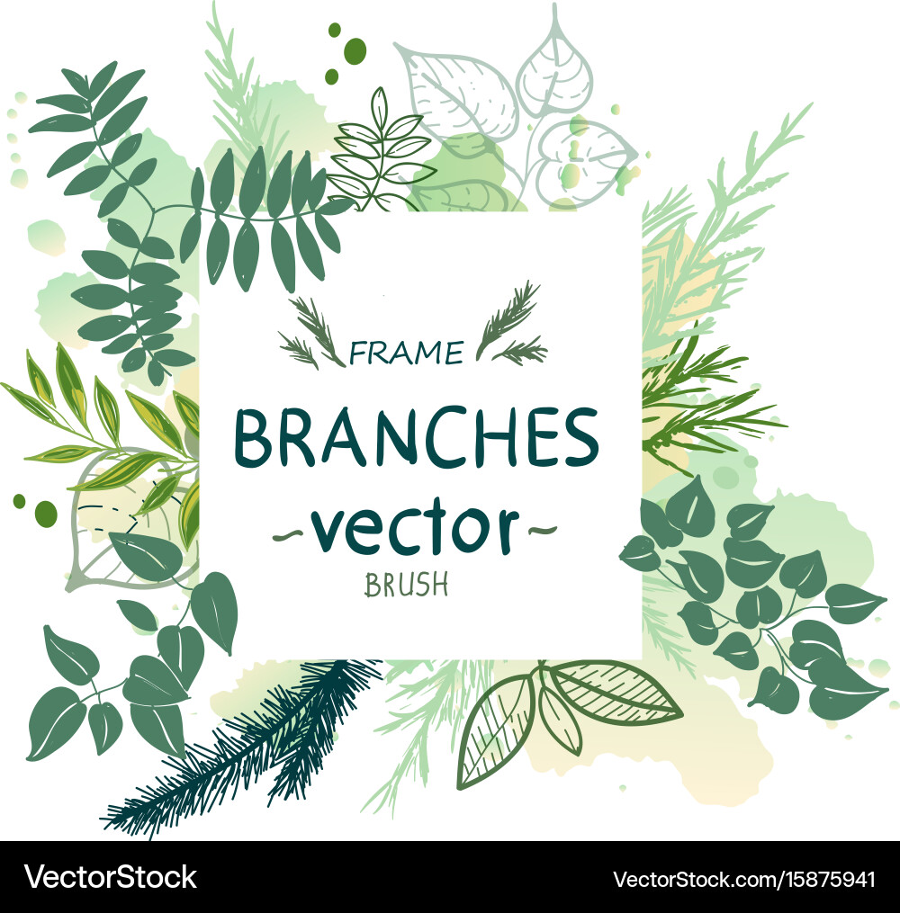 Nature forest Royalty Free Vector Image - VectorStock