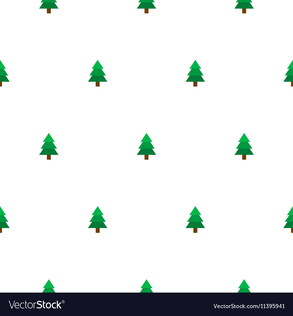 New year tree simple seamless pattern