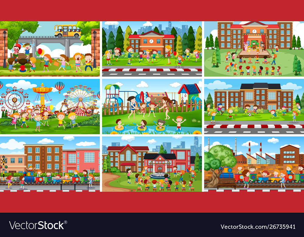Set scenes in nature setting
