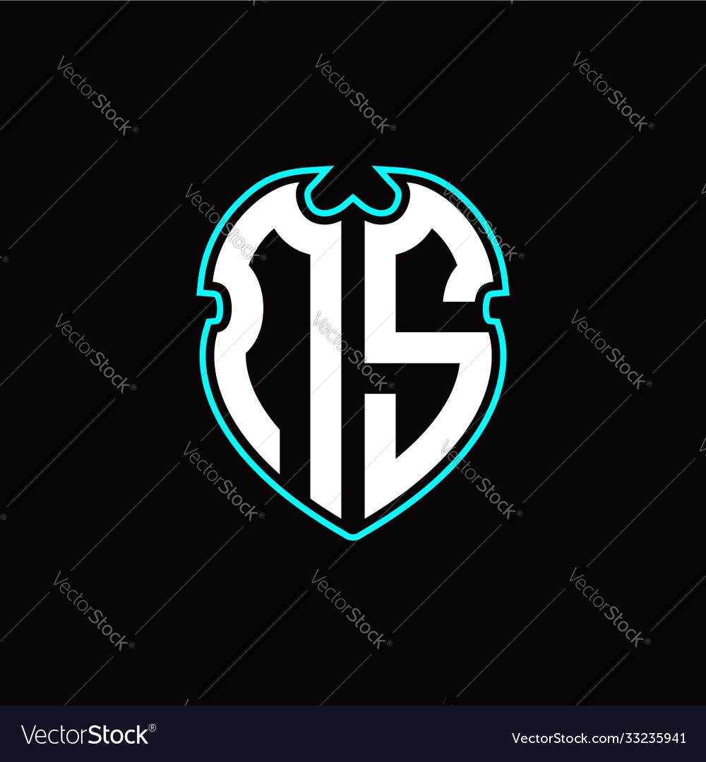 Shield Initial Logo - NS Monogram