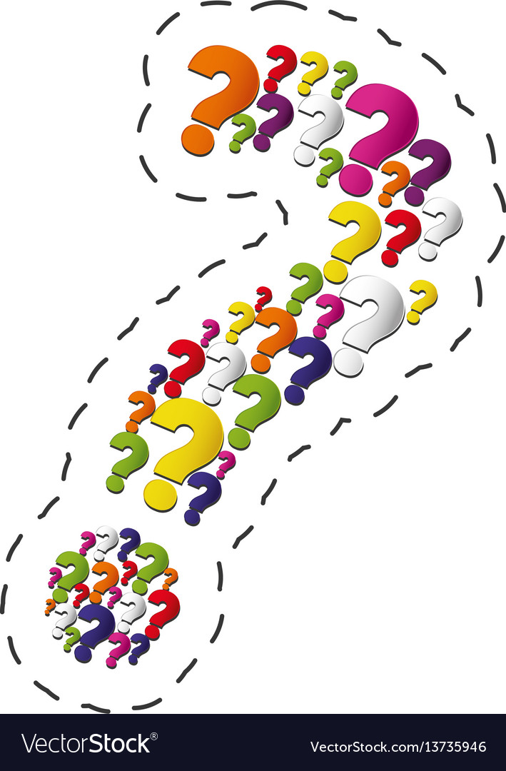 Collection question mark image Vector Image Collection question mark image