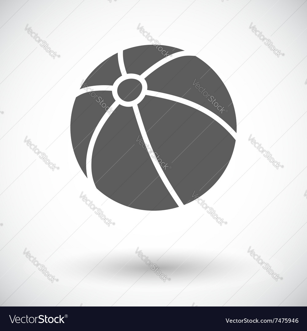 Colorful Beach Ball Icon