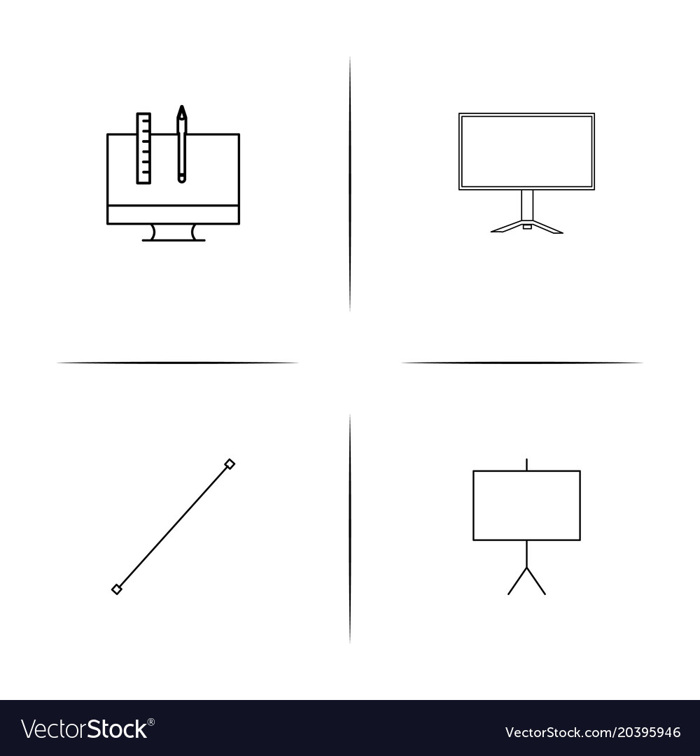 Creative process and design simple linear icon