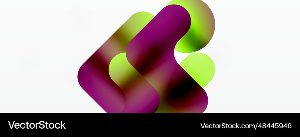 Gradient geometry minimalist fusion of lines Vector Image