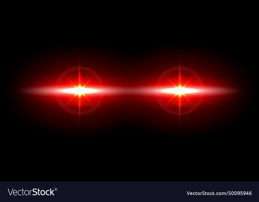 Laser Eyes Meme Overlay Glowing Red Eyes Hyper Vector Image