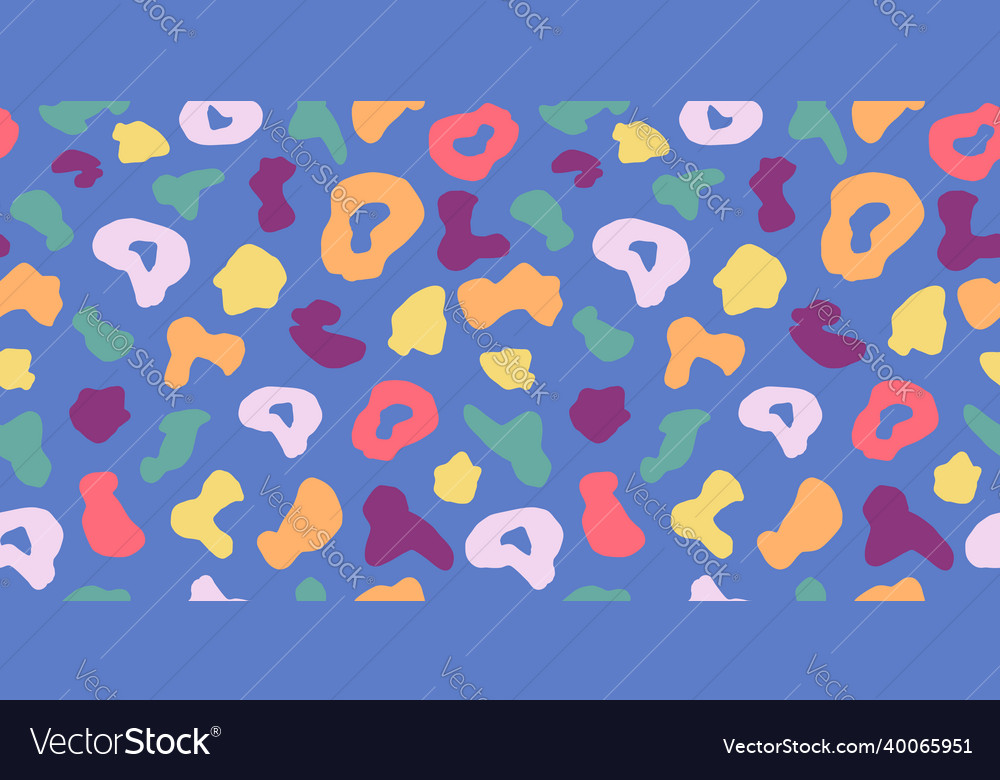 Creative leopard seamless pattern abstract