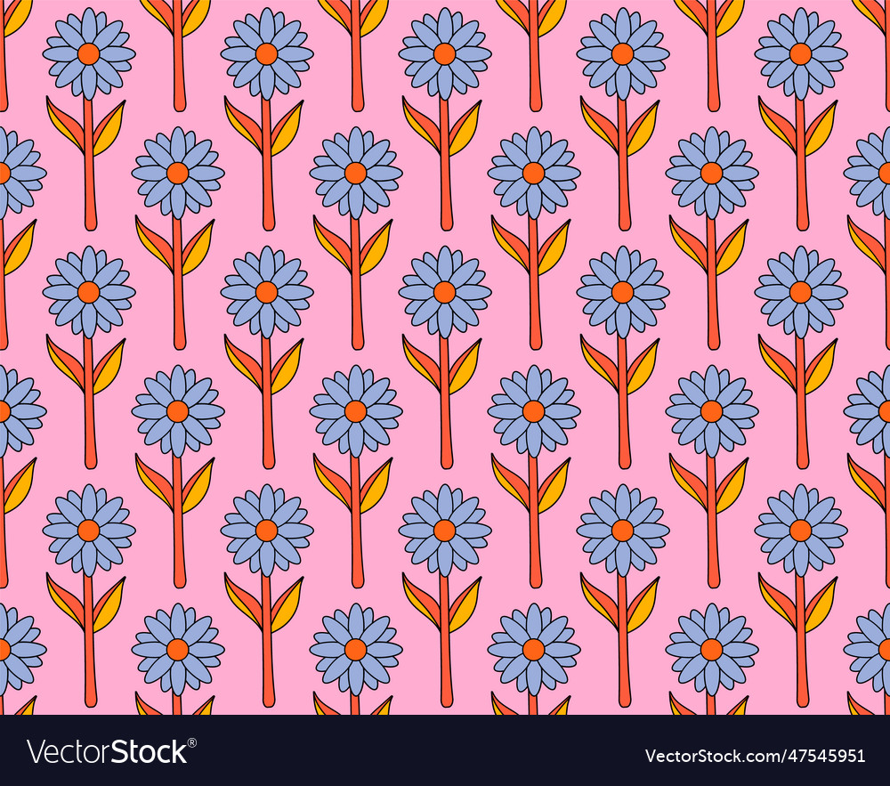 Groovy background seamless bright repeat pattern
