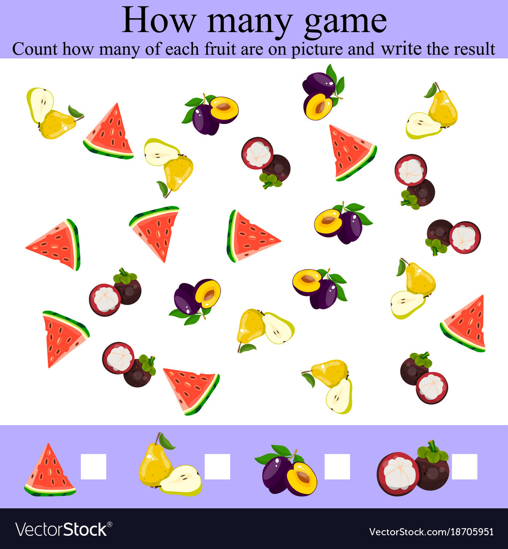 How many objcets game
