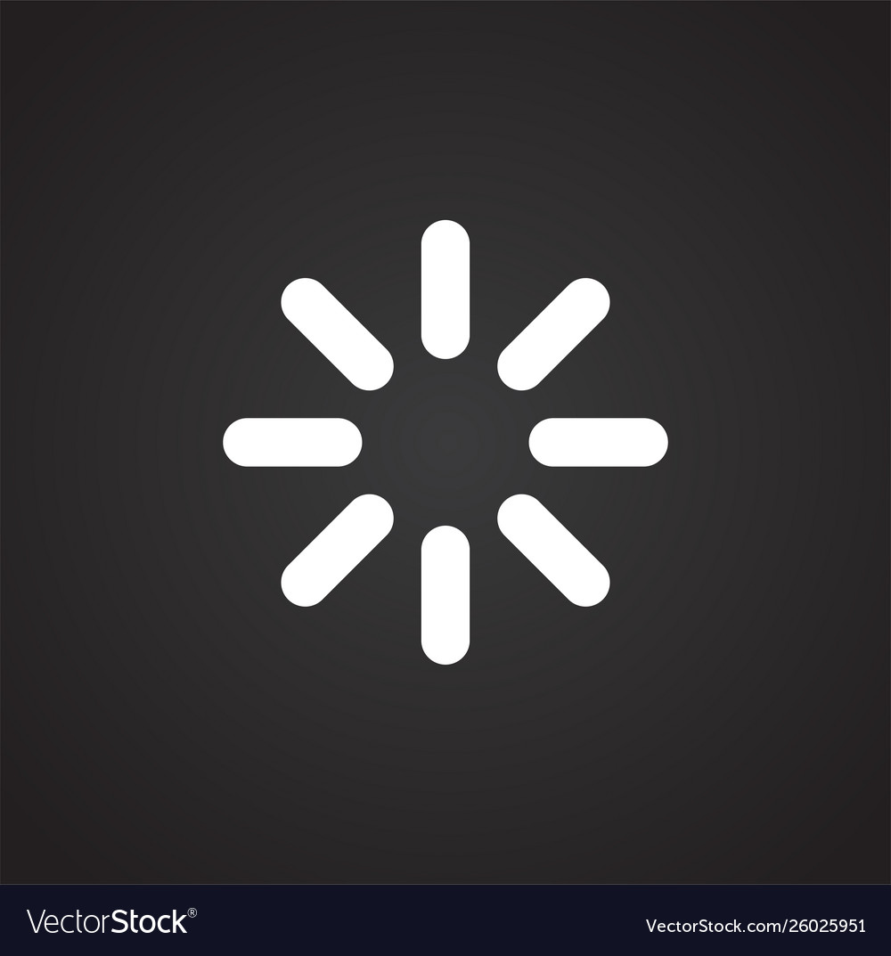Loading related icon on background for graphic vector image Loading related icon on background for graphic