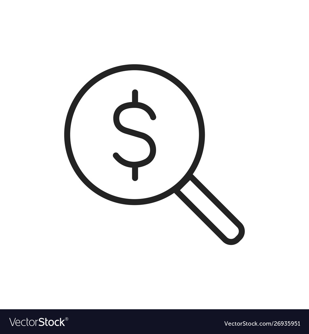Search web icons in line style seo analytics