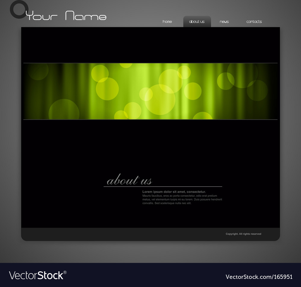 Website Layout Template