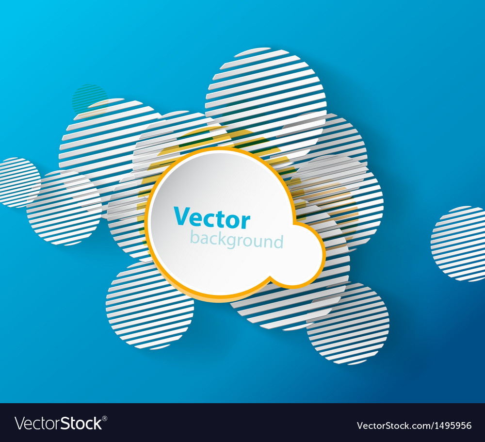 Abstract background with circles and place
