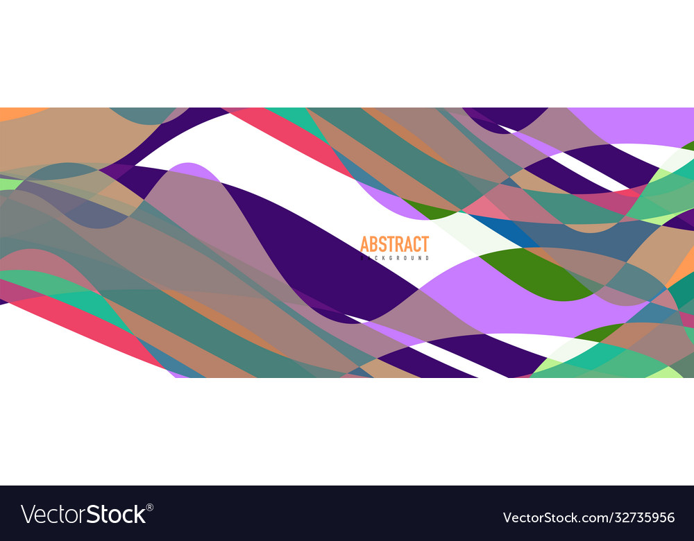 Fluid wave colorful abstract background dynamic vector image Fluid wave colorful abstract background dynamic