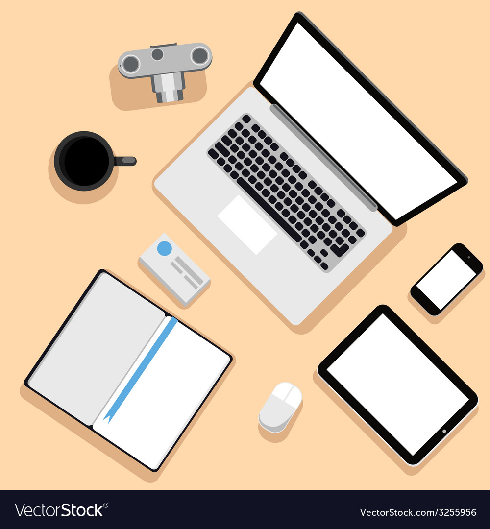 Modern Workspace with Digital Devices