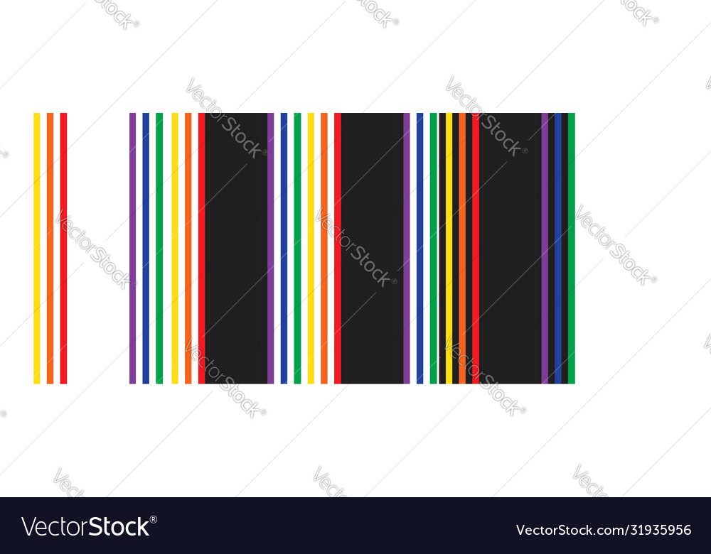 Rainbow stripe seamless pattern background