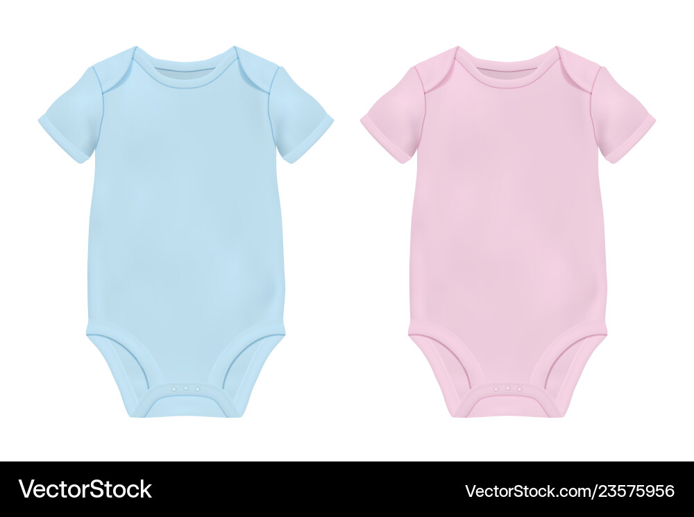 pink and blue baby clothes