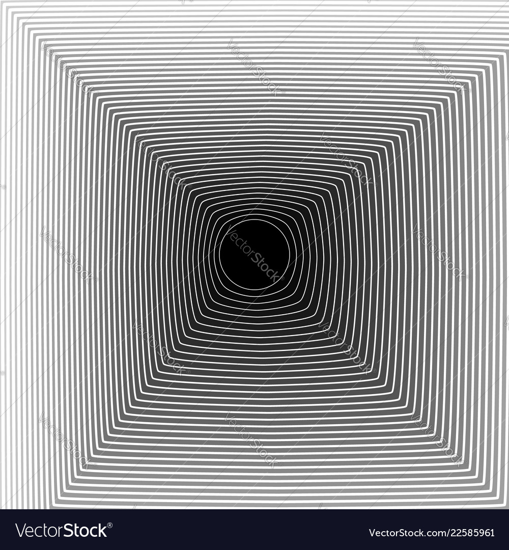 Abstract background circle blending to square vector image Abstract background circle blending to square