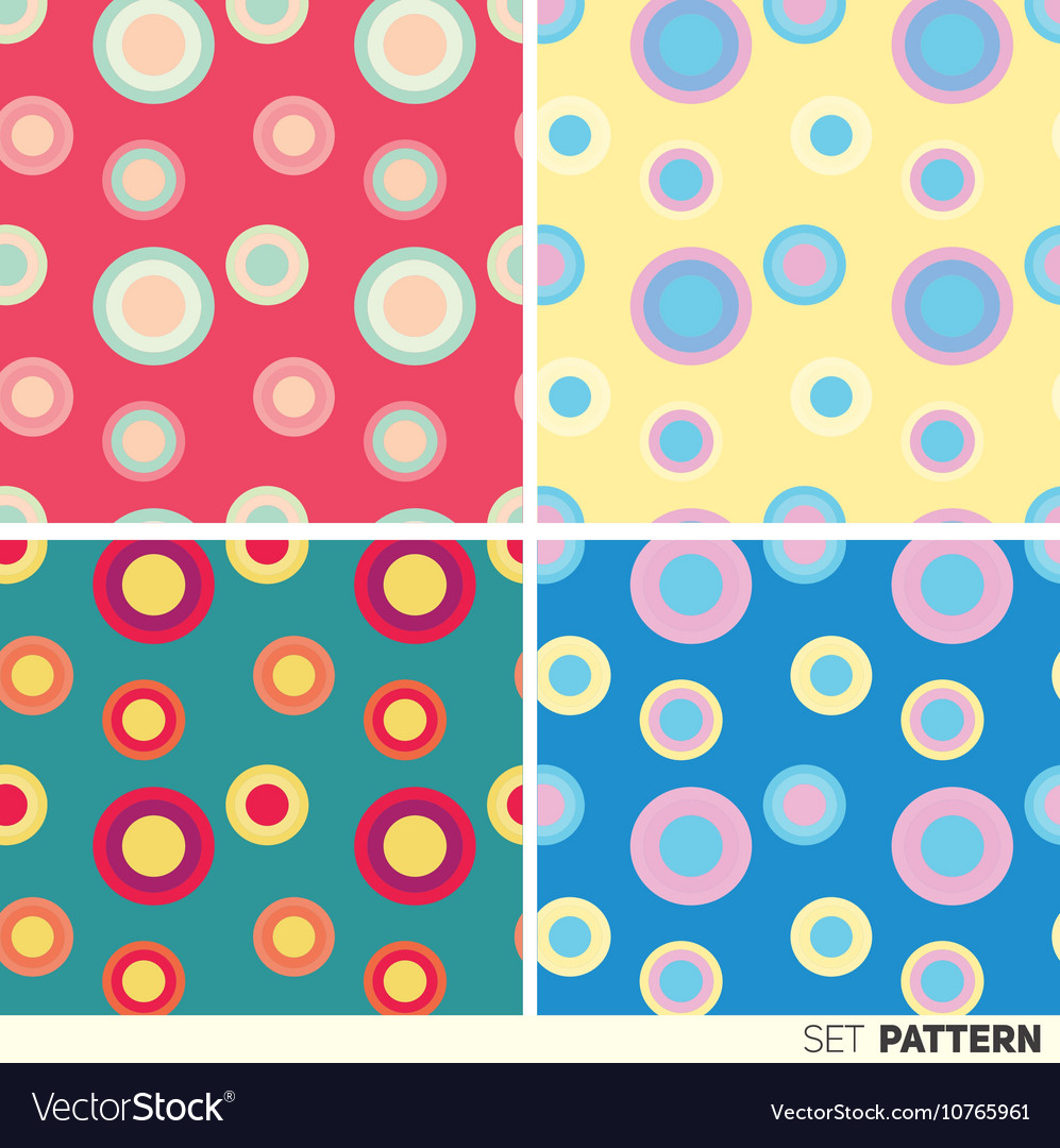 Abstract circles pattern