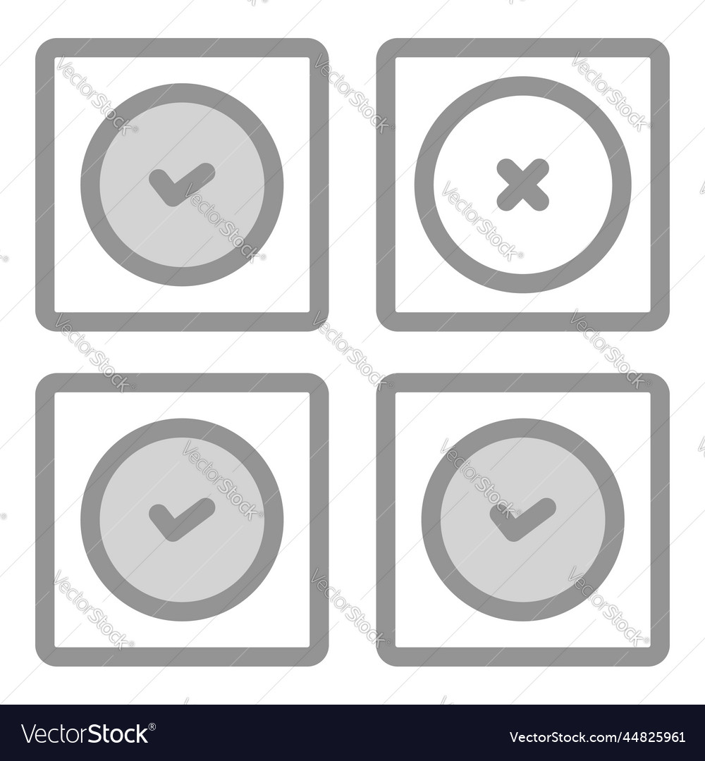 Choose icon user interface as a simple sign