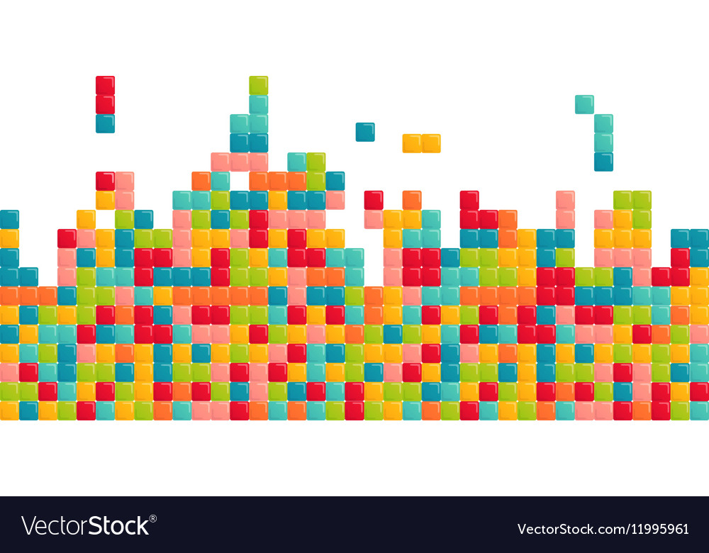 Bunte abstrakte Quadrate Hintergrund