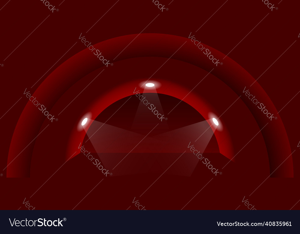 Gradient rote Hintergrund leere Raum Studio Zimmer