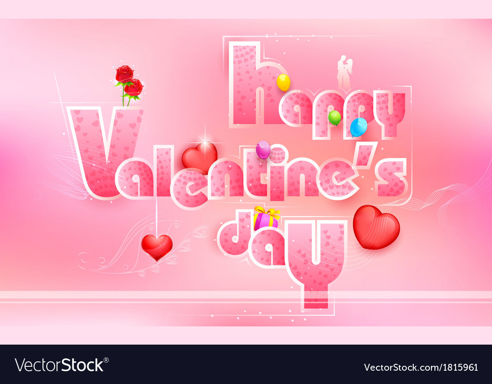 Happy valentines day love background