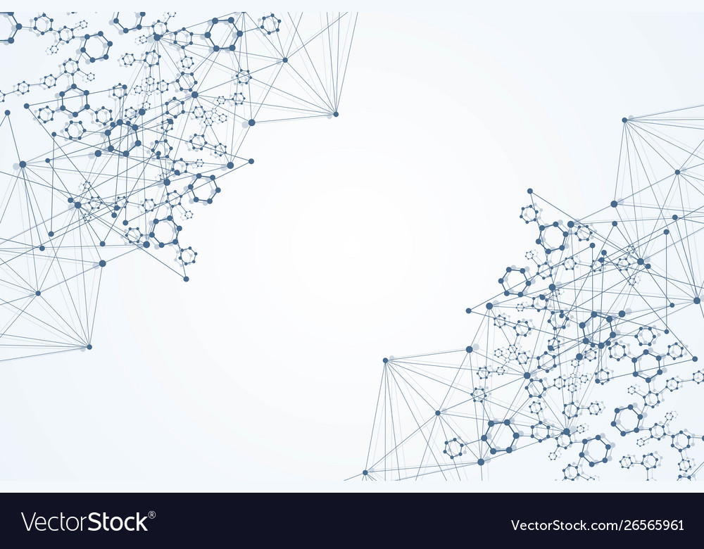 Hexagonal abstract background big data vector image Hexagonal abstract background big data