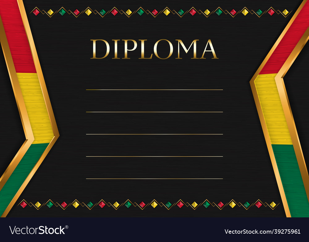Horizontal frame and border with ghana flag