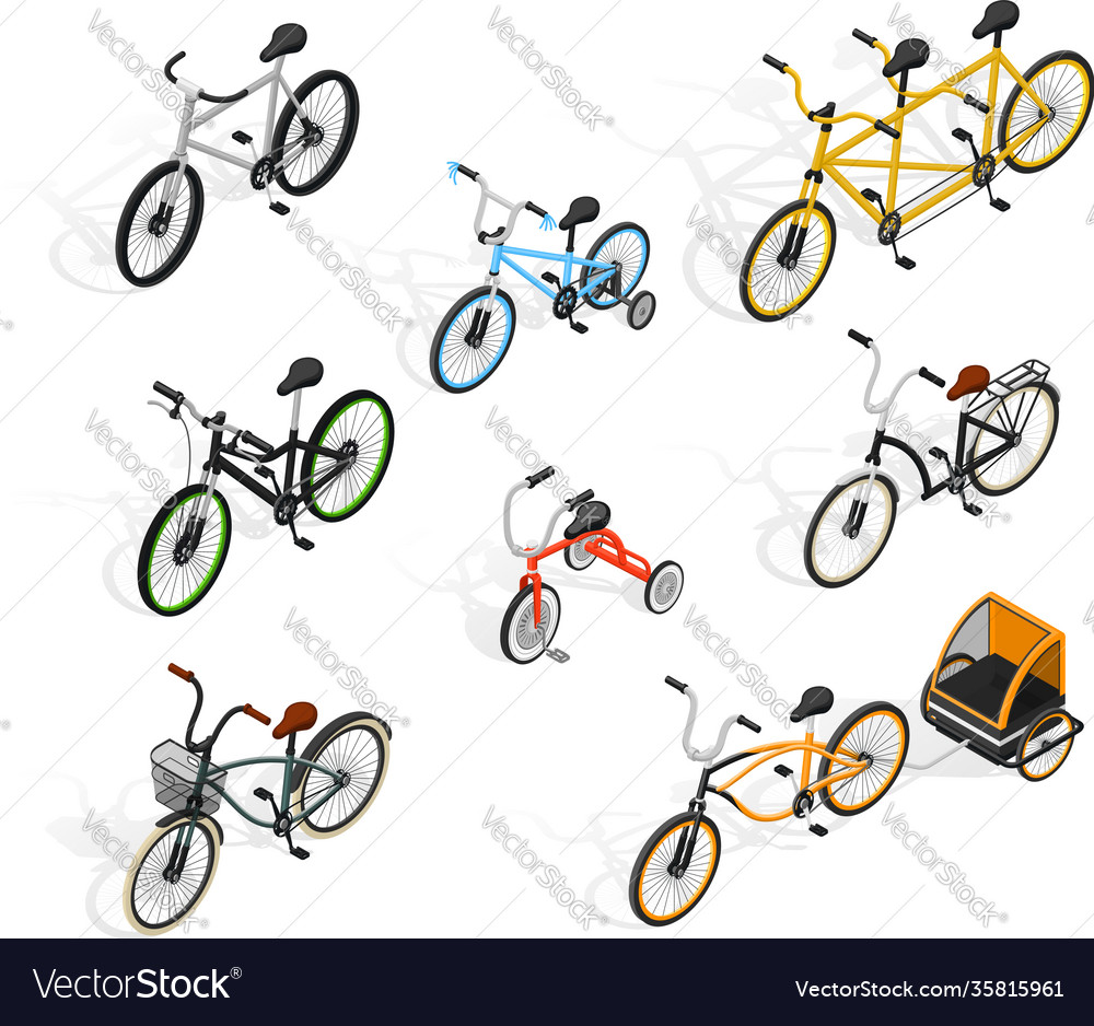 Push cycles isometric set