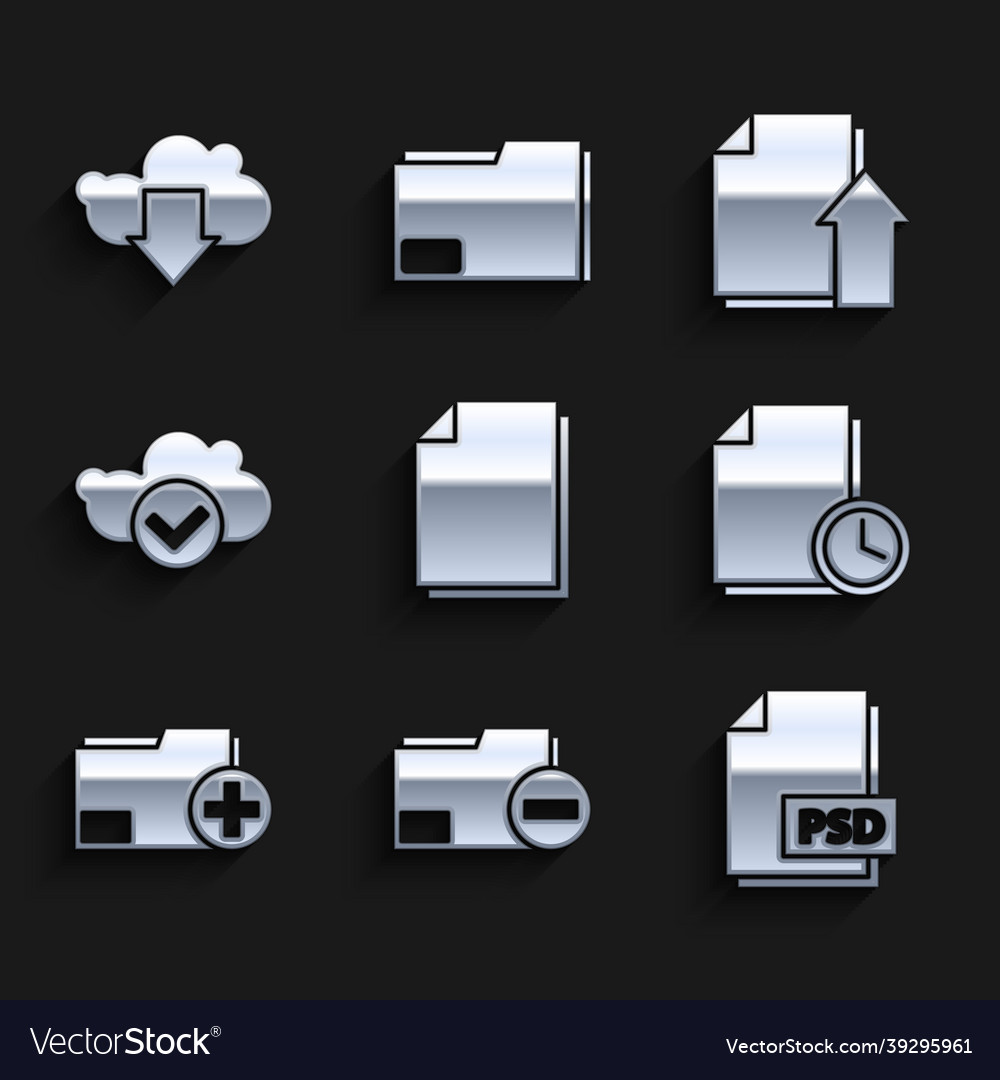 Set document folder with minus psd file