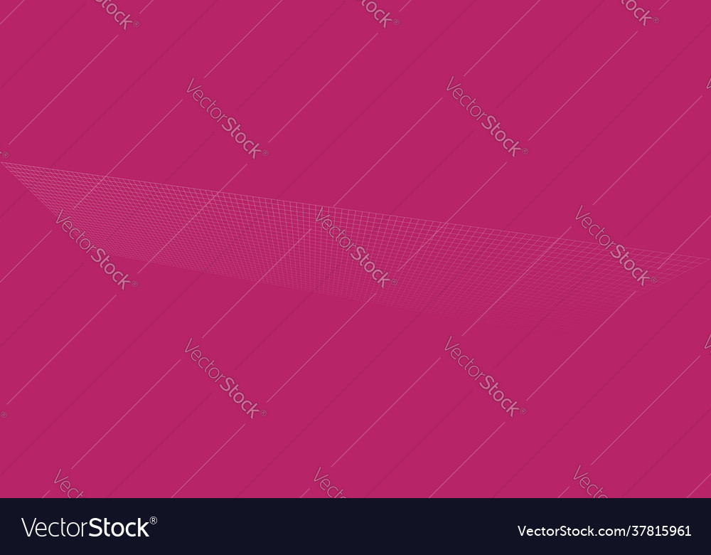 Tilted skew 3d grid mesh vector image Tilted skew 3d grid mesh