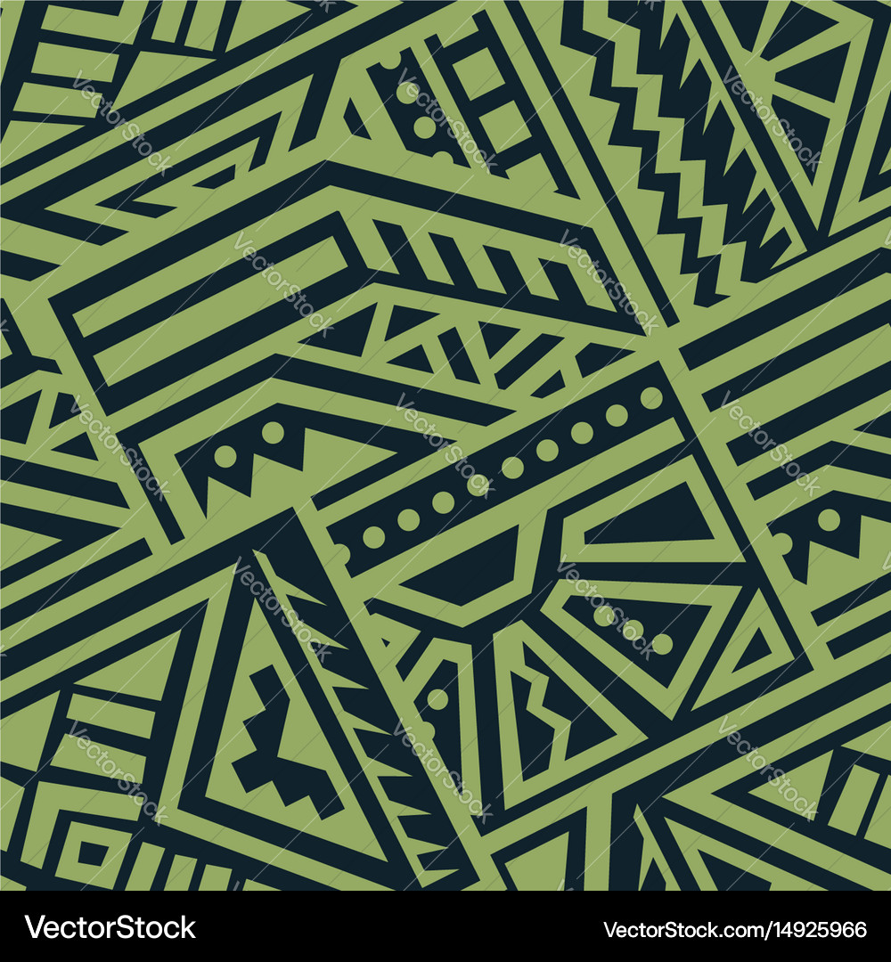 Abstract seamless pattern in ethnic style Vector Image