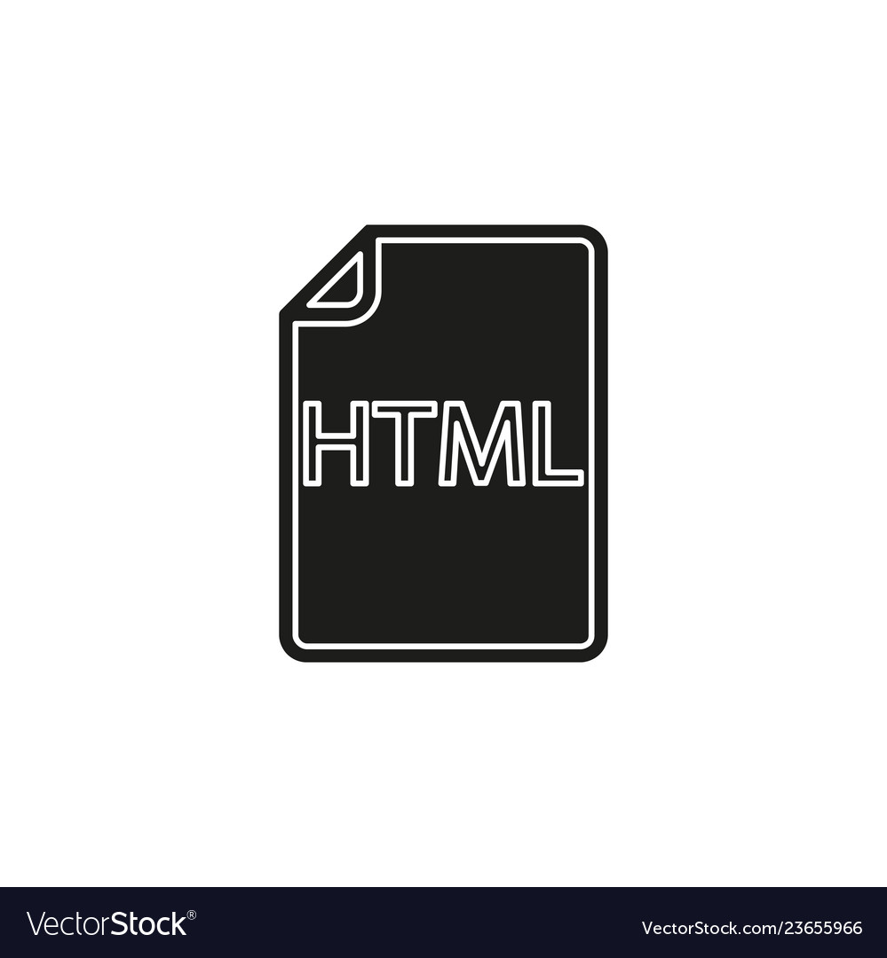 Download html document icon - file format symbol