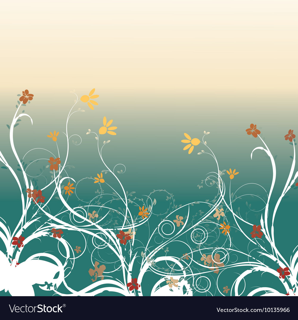 Floral background Royalty Free Vector Image - VectorStock