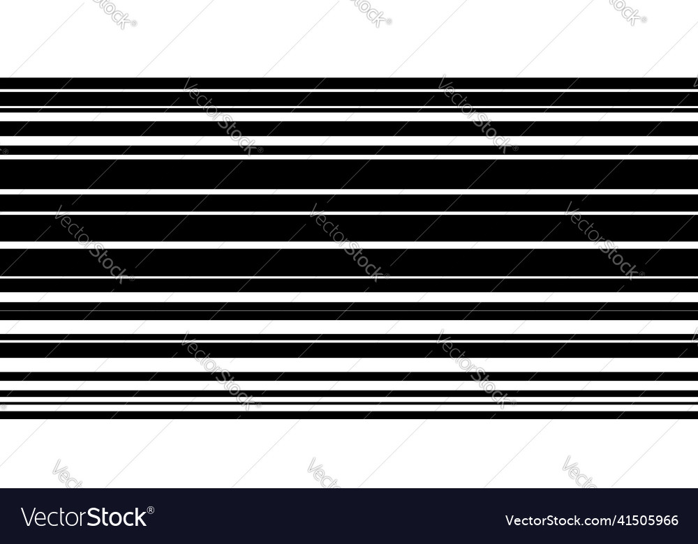 Random horizontal lines stripes pattern vector image Random horizontal lines stripes pattern