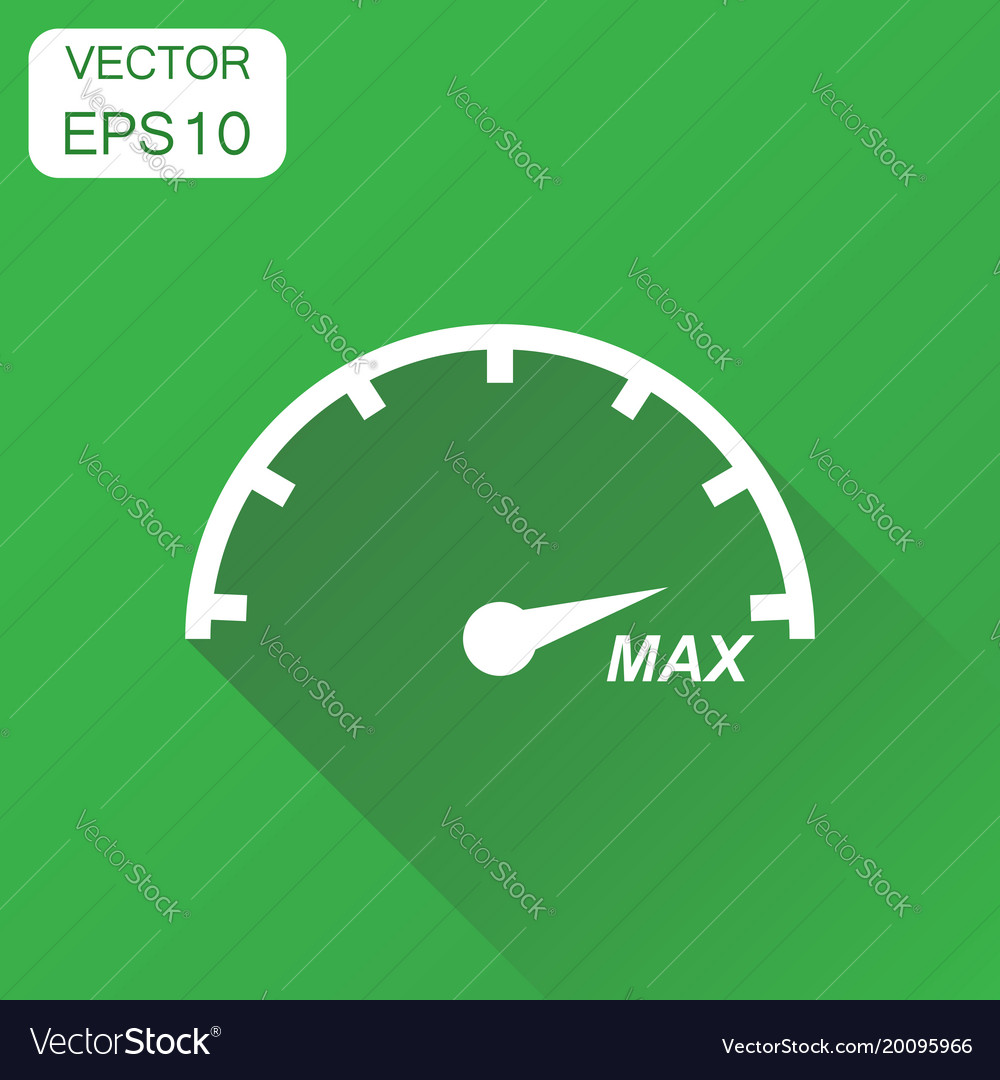 Speedometer tachomete icon business concept max