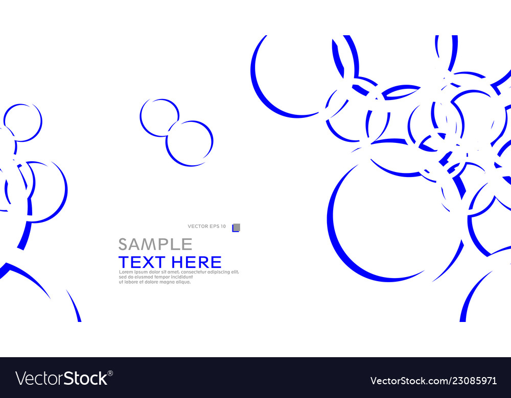 Abstract background with circles
